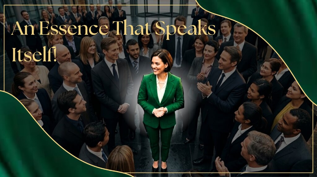 Sehen Attar premium fragrance representing confidence, elegance and strong presence in a professional setting