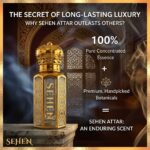 Sehen Attar long lasting perfume oil 100 percent pure concentrated attar alcohol free premium fragrance for men and women India luxury attar
