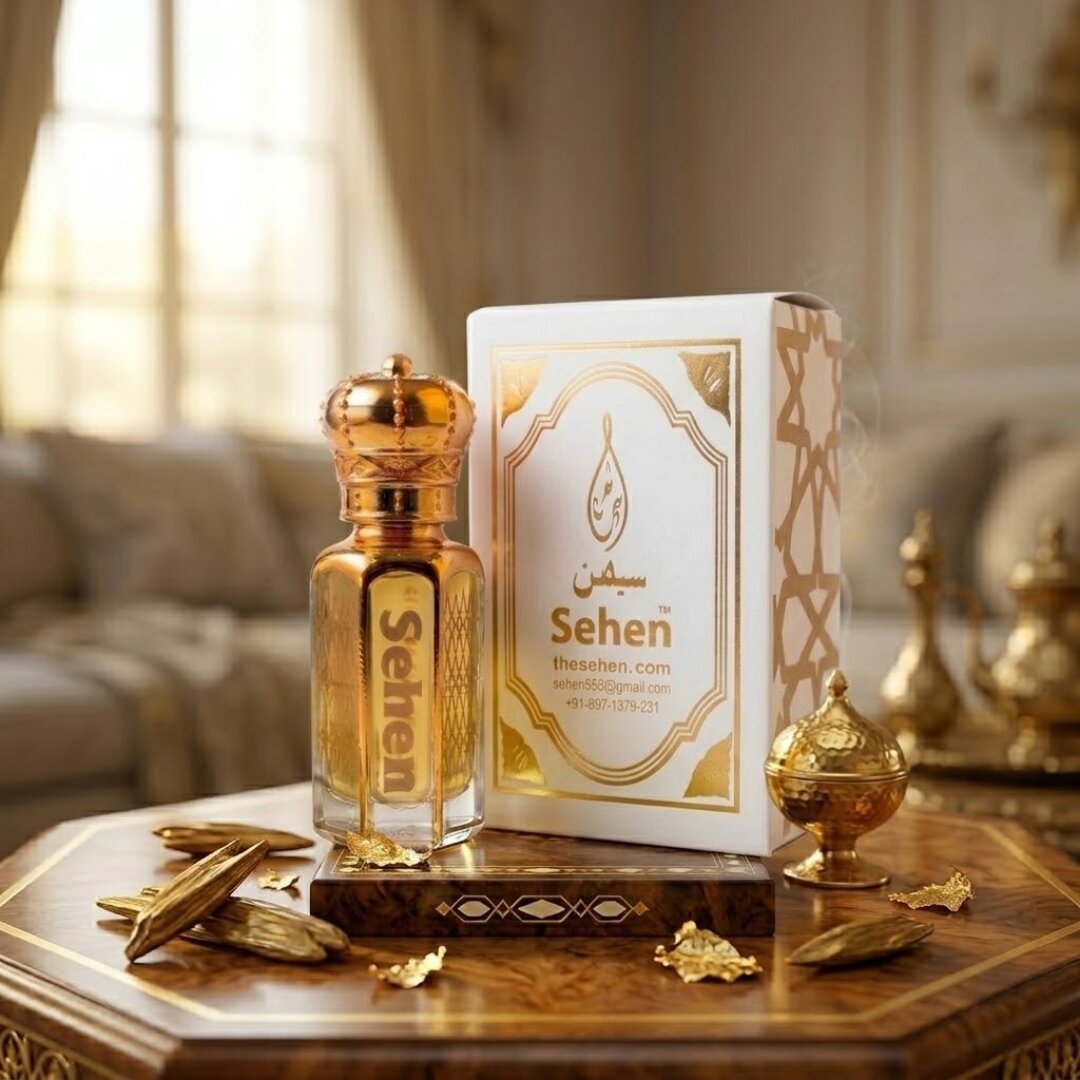 premium Golden oudh attar with luxury box long lasting alcohol free perfume oil for men and women in India