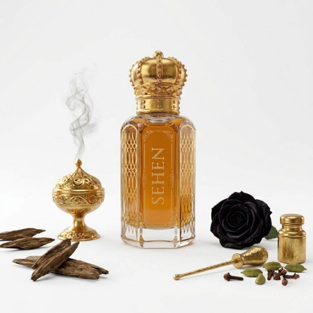 Amiri oudh attar alcohol free perfume oil long lasting woody spicy fragrance with rose and cardamom notes India