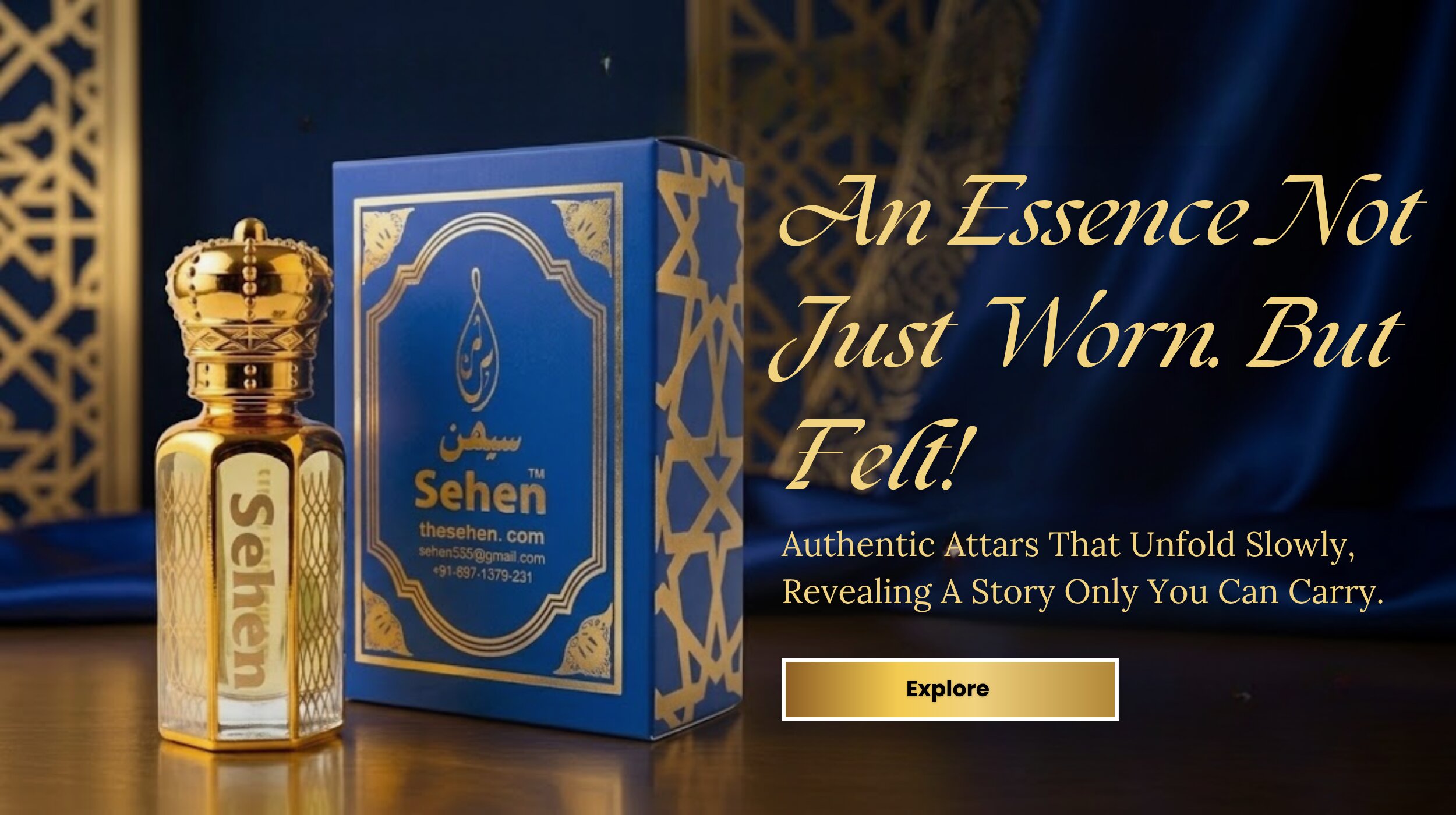 luxury attar perfume oil sehen premium attar long lasting alcohol free fragrance for men and women