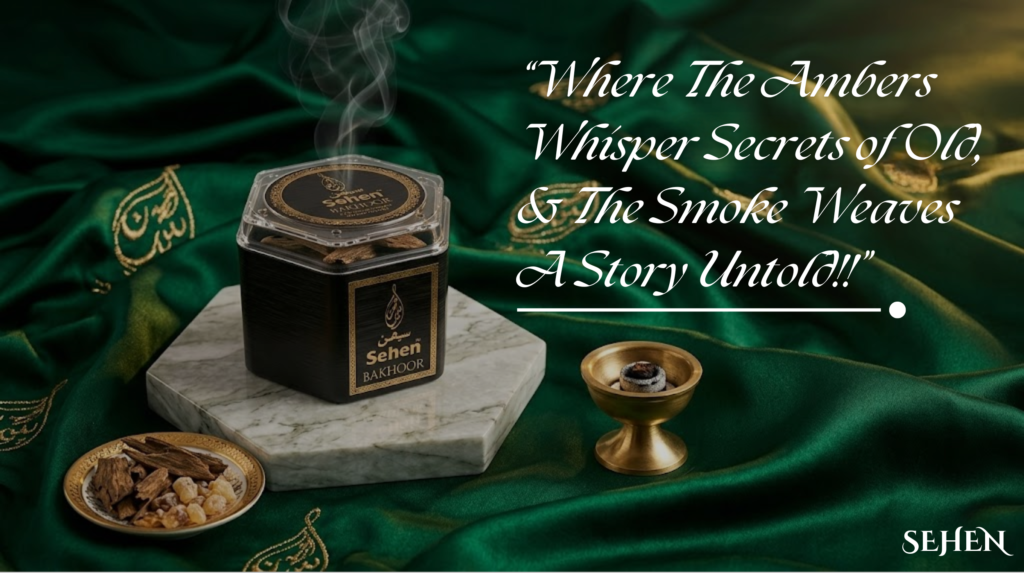 Arabic bakhoor incense by Sehen traditional oud fragrance long lasting bakhoor for home meditation and spiritual use