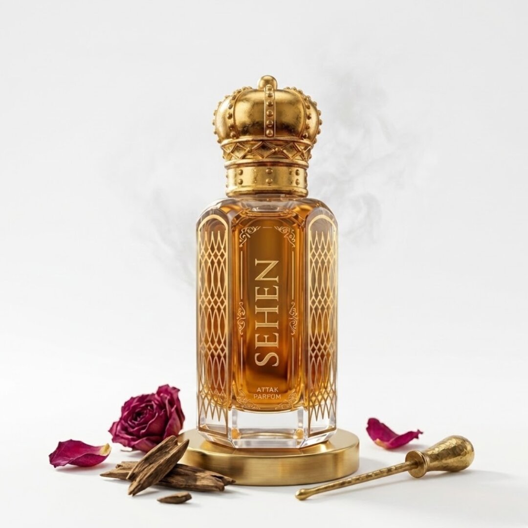 luxury bombeyshell oudh attar long lasting alcohol free perfume oil floral rose woody fragrance soft elegant scent India
