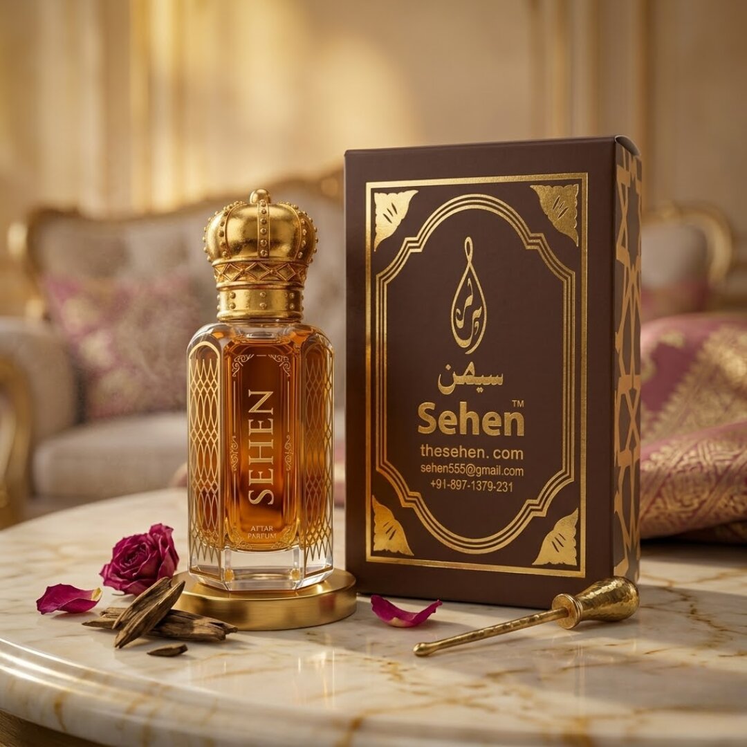 bombeyshell oudh attar with luxury box long lasting alcohol free perfume oil floral woody fragrance with rose notes for men and women India