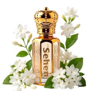 Luxury chameli jasmine attar perfume oil with floral notes, alcohol free long lasting fragrance in India