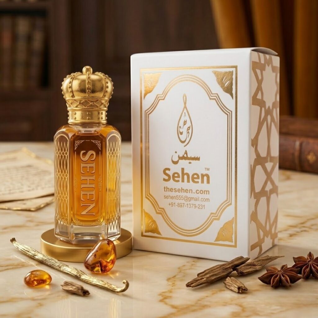 AMber oudh attar with luxury box long lasting alcohol free perfume oil warm woody sweet fragrance premium for men and women India