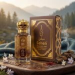 kashmiri oudh attar with luxury box long lasting alcohol free perfume oil fresh woody floral fragrance with saffron notes for men and women India