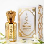 Lily attar perfume oil bottle with premium packaging box, alcohol free white floral fragrance India