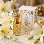 Luxury lily attar perfume oil with premium presentation, long lasting alcohol free white floral fragrance India