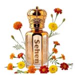 Marigold attar perfume oil with traditional floral fragrance, alcohol free long lasting scent India