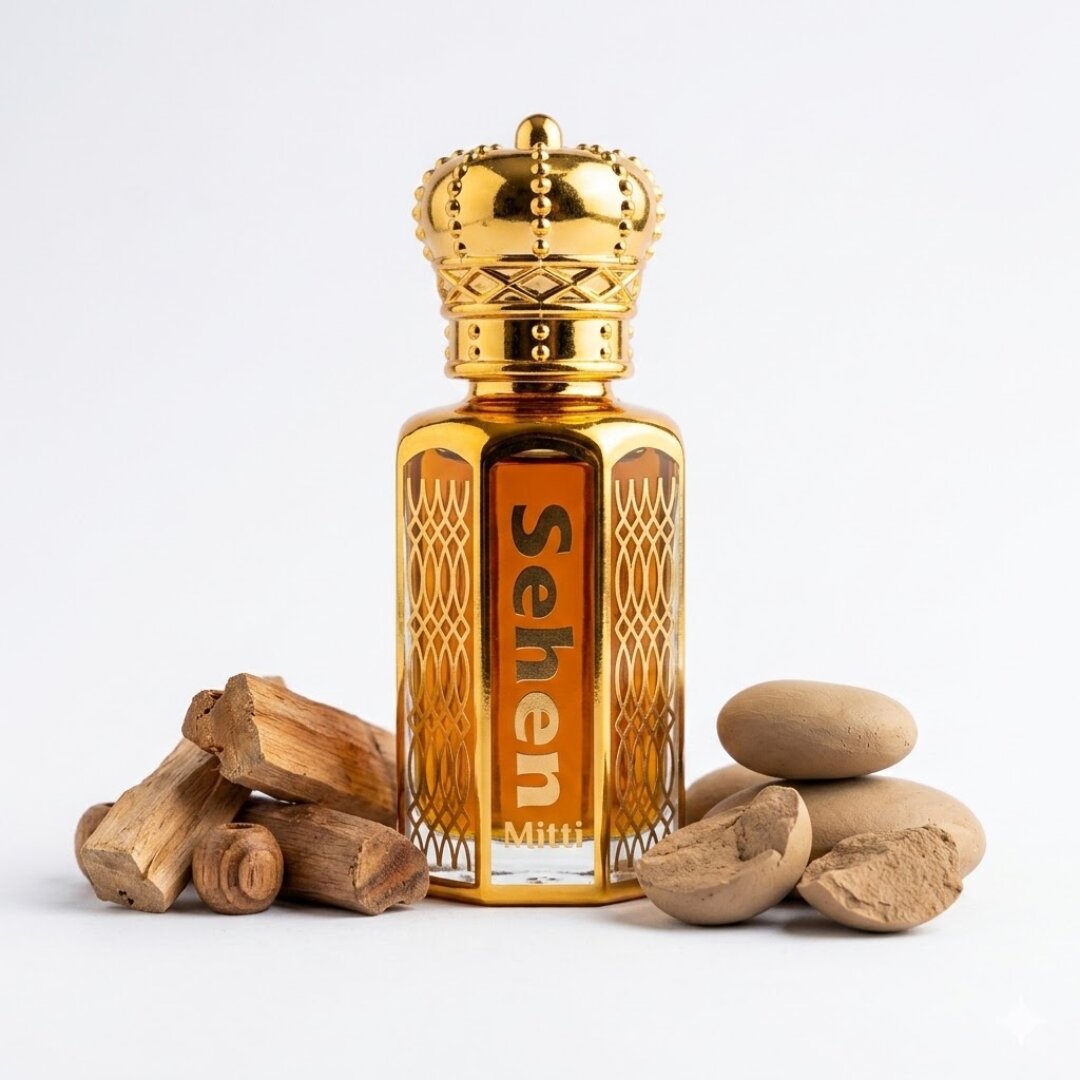 Sehen Mitti Attar alcohol free earthy perfume oil petrichor fragrance natural soil scent long lasting attar for men and women daily wear India