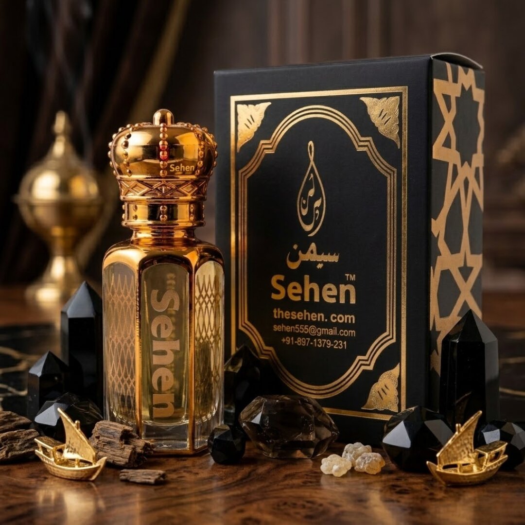 Sehen Mukhallat Attar long lasting arabic blend fragrance oil alcohol free premium attar sweet woody musky spicy perfume oil for men and women India
