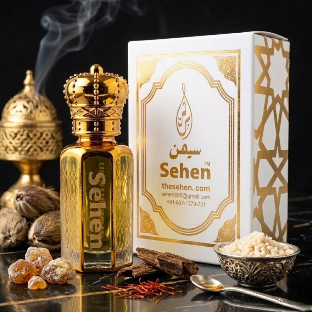 Sehen Musk Rizali Attar long lasting white musk fragrance oil alcohol free premium attar soft sweet musky powdery perfume oil for men and women India