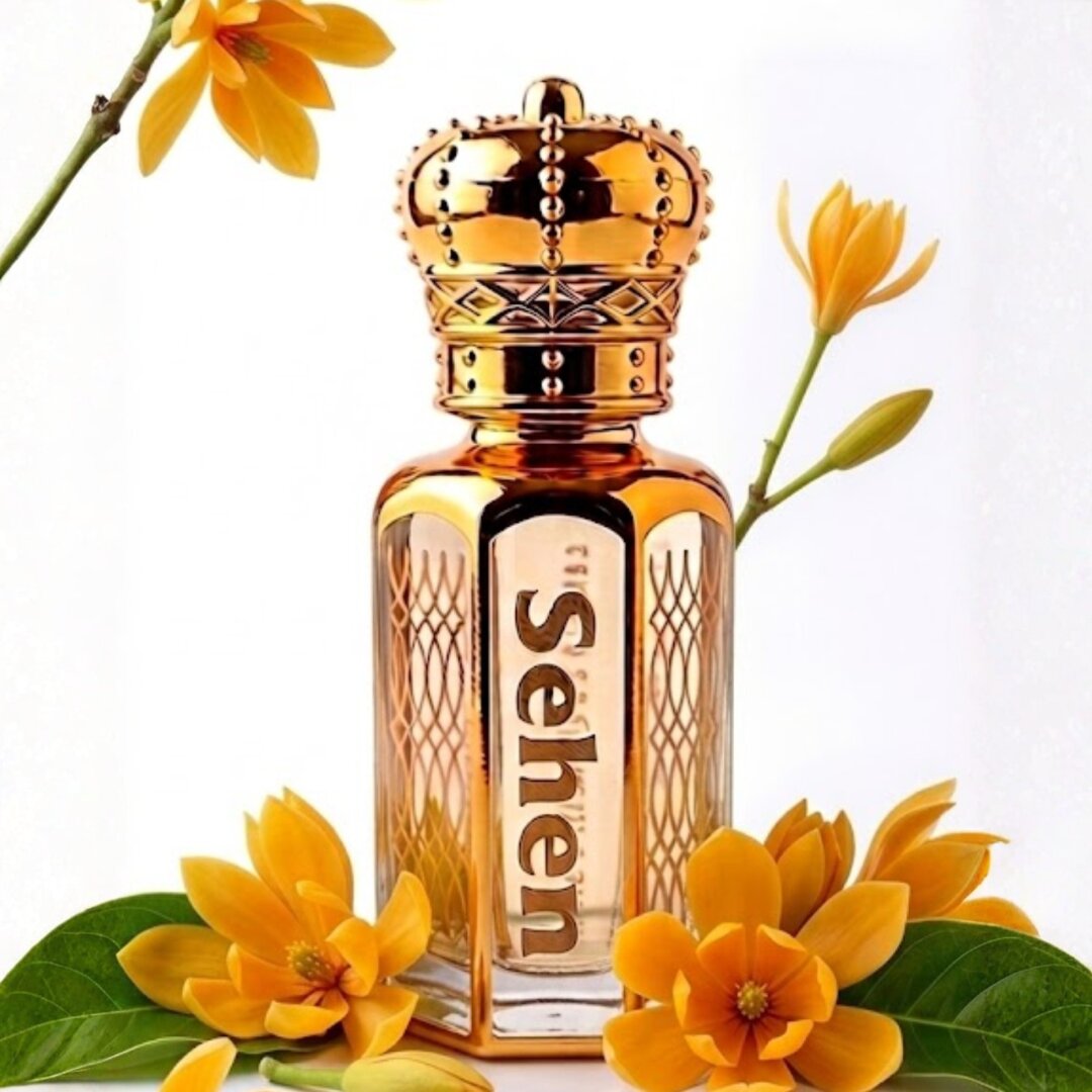 Nag Champa attar perfume oil with champa flowers alcohol free long lasting fragrance