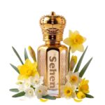 Narcissus attar perfume oil with fresh daffodil flowers alcohol free fragrance