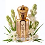 Rajnigandha attar perfume oil with white tuberose flowers alcohol free fragrance