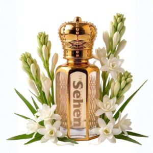 Rajnigandha attar perfume oil with white tuberose flowers alcohol free fragrance