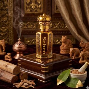 Sehen Sandal Attar premium sandalwood fragrance oil long lasting alcohol free chandan attar woody creamy scent traditional indian perfume oil India