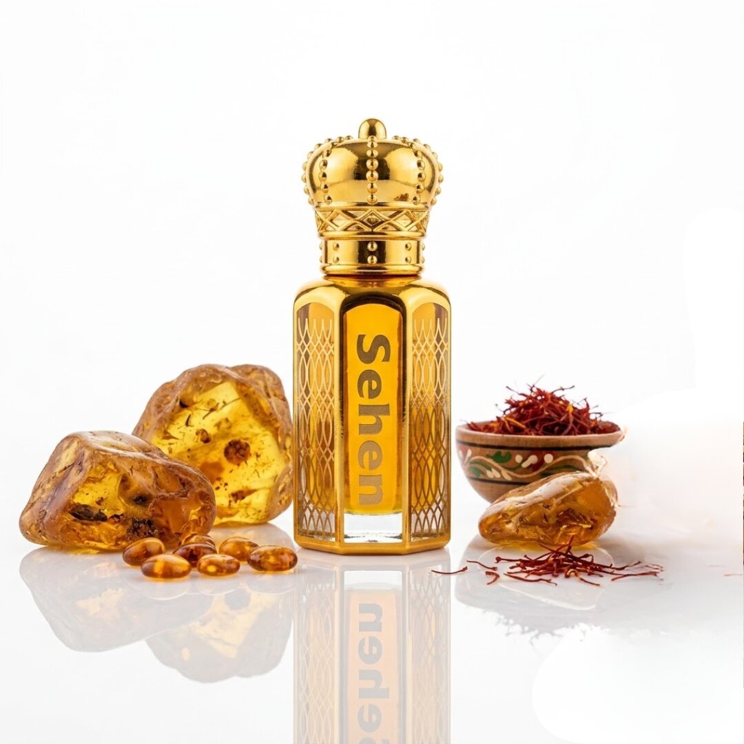 Sehen Shamamatul Amber Attar alcohol free amber perfume oil long lasting warm sweet spicy fragrance oriental attar for men and women India