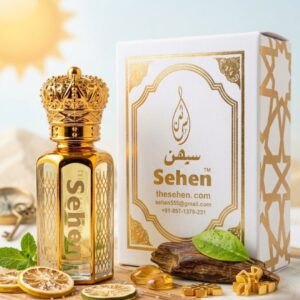 Sehen Summer Oudh Attar premium light oudh perfume oil fresh citrus woody fragrance alcohol free India