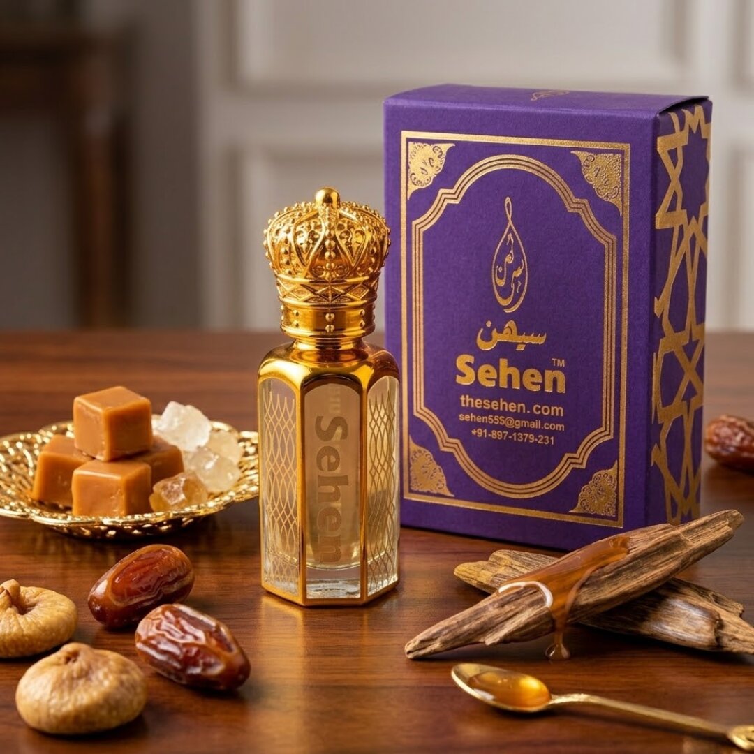 Sehen Sweet Oudh Attar premium sweet oudh perfume oil luxury fragrance alcohol free long lasting India