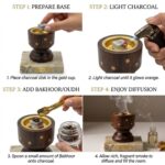 how to use dhoop burner step by step wooden incense burner bakhoor usage guide sehen
