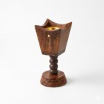 Sehen handcrafted wooden dhoop burner premium incense holder India minimalist burner design