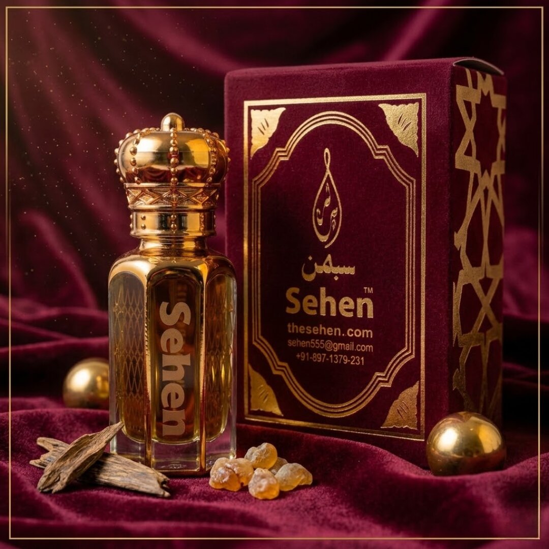 Sehen Velvet Oudh Attar premium gift perfume oil luxury oudh fragrance alcohol free India