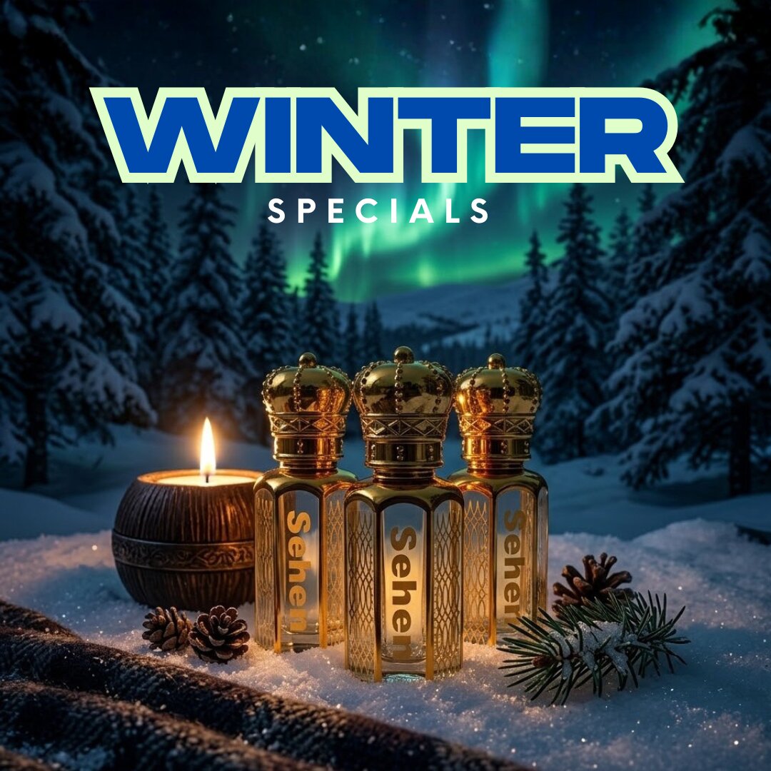 winter attar collection warm oud amber musk attar long lasting strong fragrance for cold weather